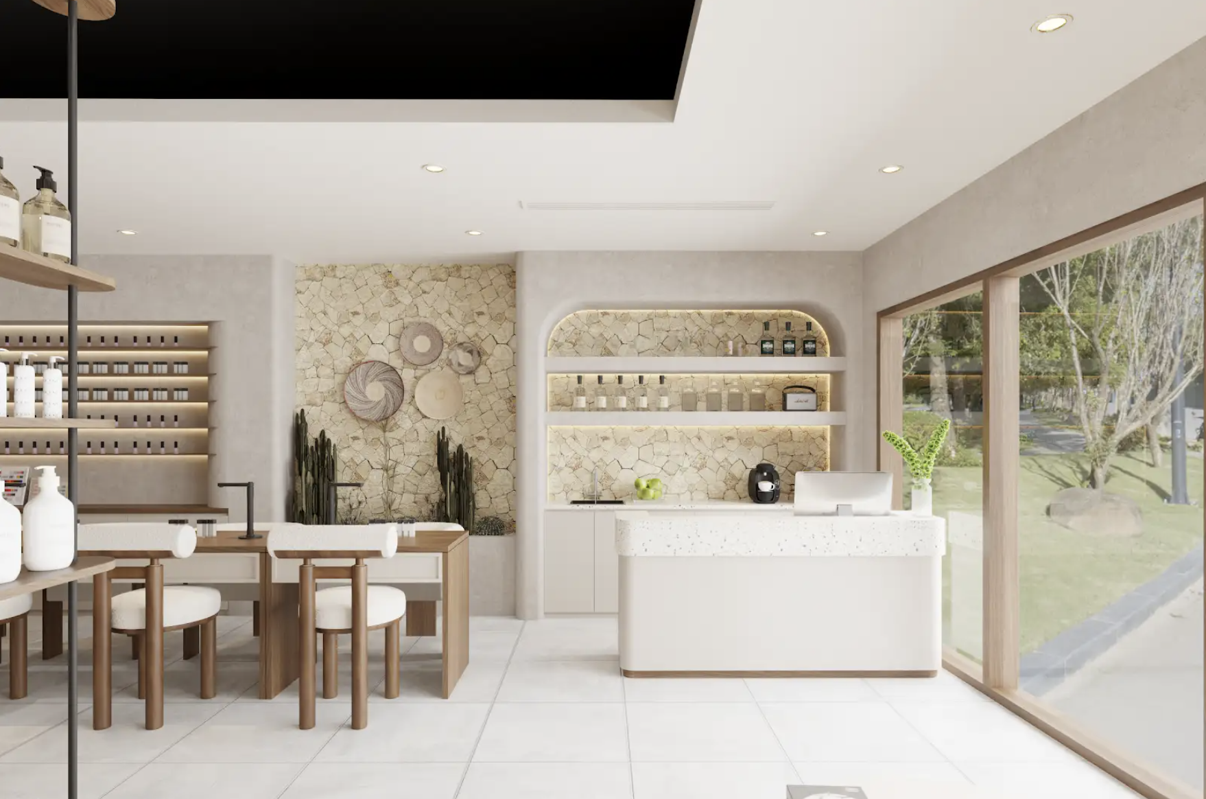 Luna Nail Lounge — Stewart Green interior