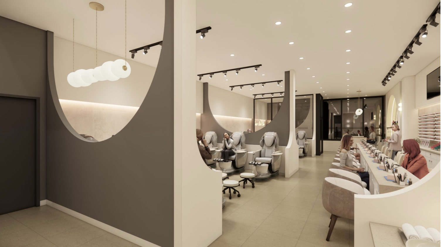 Luna Nail Lounge — Calgary, AB interior
