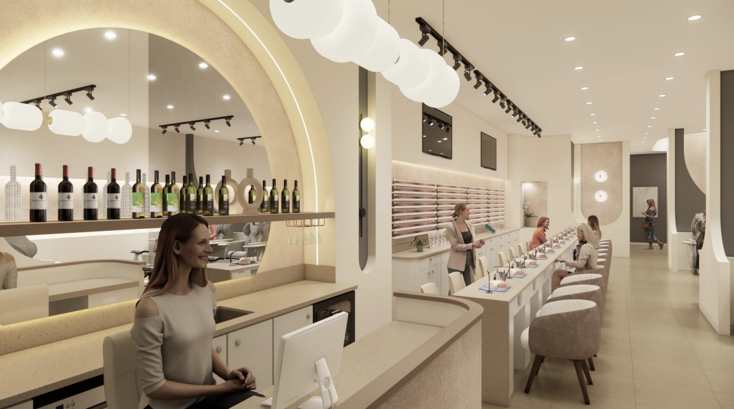 Luna Nail Lounge — Calgary, AB interior