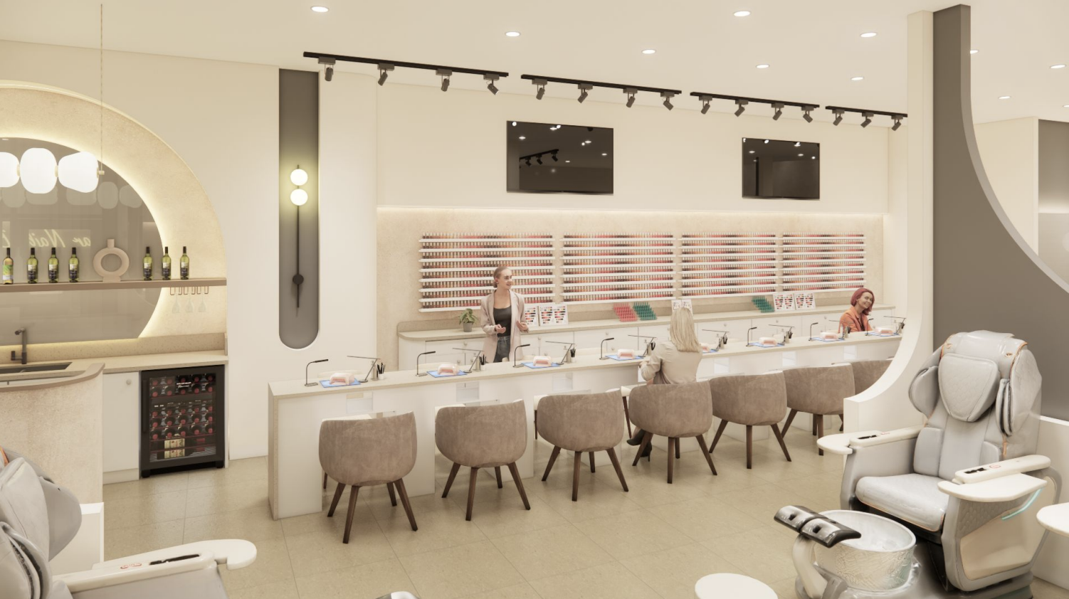 Luna Nail Lounge — Calgary, AB interior
